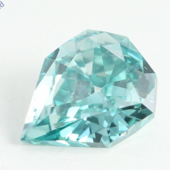 Pear Empress Loose Diamond (0.61 Ct Blue() Vs2 ) C28003021